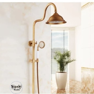 Antique Plated Square Shower Set Antique Plated Square Shower Set