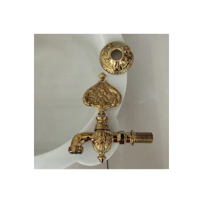 Gold Renk Şehzade Model Osmanlı Musluğu Gold Renk Şehzade Model Osmanlı Musluğu
