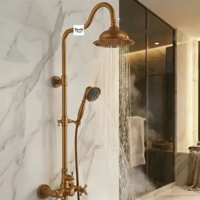 Royal Serisi Modern Duş Seti - Antik