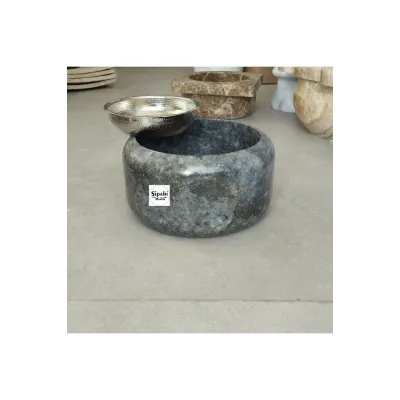 Ateş Grisi Mini Kabak Kurna