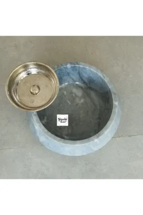 Gri Mermer Tasarım Kurna