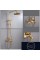 Antique Plated Square Shower Set Antique Plated Square Shower Set