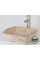 Light Emperador Kenarları Oval Kase Lavabo