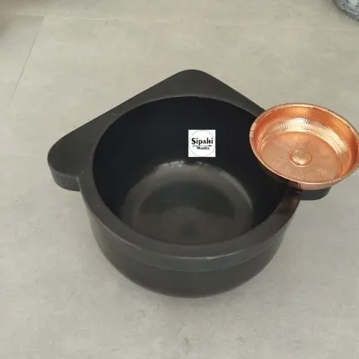  Toros Siyah Köşe Mermer Kurna