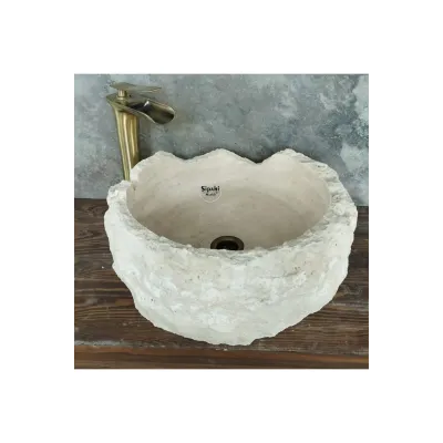 Traverten Özel Çalışma Çanak Lavabo Traverten Özel Çalışma Çanak Lavabo