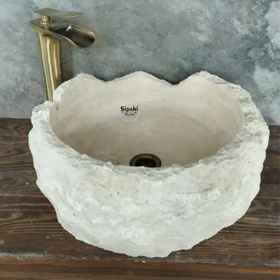 Traverten Özel Çalışma Çanak Lavabo Traverten Özel Çalışma Çanak Lavabo