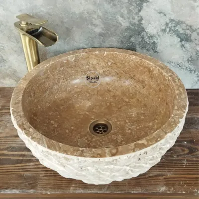 Noche Traverten Lüks Çanak Lavabo Noche Traverten Lüks Çanak Lavabo