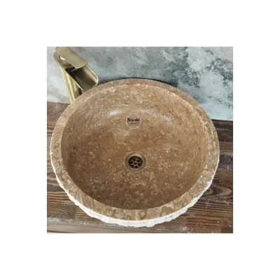 Noche Traverten Lüks Çanak Lavabo Noche Traverten Lüks Çanak Lavabo