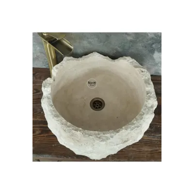 Traverten Özel Çalışma Çanak Lavabo Traverten Özel Çalışma Çanak Lavabo