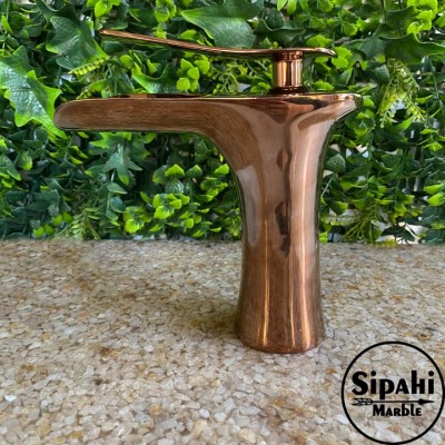 Rose Gold Short Basin Mixer Rose Gold Short Basin Mixer