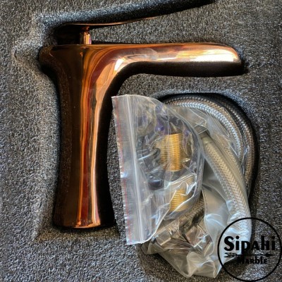 Rose Gold Short Basin Mixer Rose Gold Short Basin Mixer