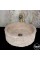 Noche Traverten Silindir Dikey Patlatma Lavabo