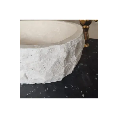 Siver Travertine Deep Rectangular Sink Siver Travertine Deep Rectangular Sink