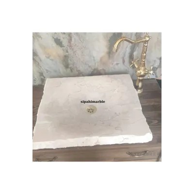Siver Travertine Deep Rectangular Sink Siver Travertine Deep Rectangular Sink