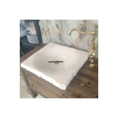 Siver Travertine Deep Rectangular Sink Siver Travertine Deep Rectangular Sink