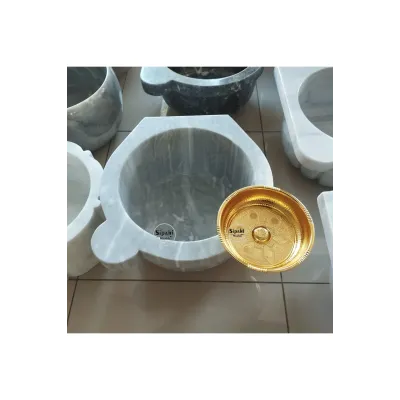 Altın Kaplama Osmanlı Hamam Tası - Pirinç Altın Kaplama Osmanlı Hamam Tası - Pirinç