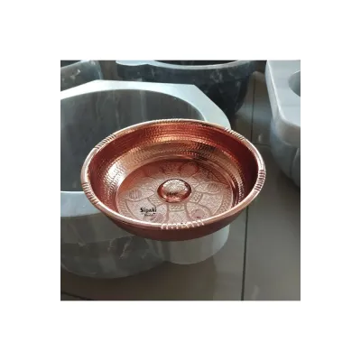 Rose Gold Bath Bowl - Brass Rose Gold Bath Bowl - Brass