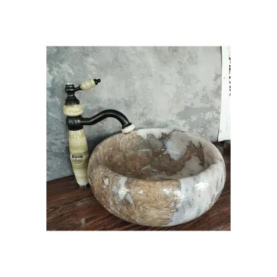 Siyah Onyx Detaylı Uzun Çanak Lavabo Bataryası Siyah Onyx Detaylı Uzun Çanak Lavabo Bataryası