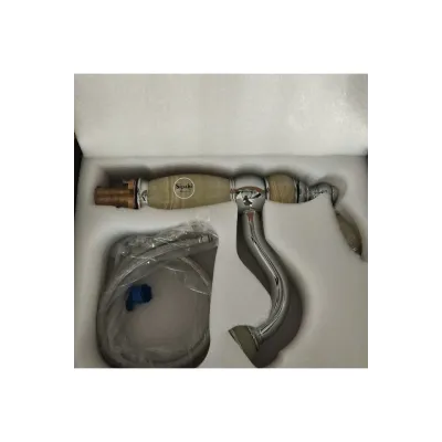 Krom Onyx Detaylı Kısa Çanak Lavabo Bataryası Krom Onyx Detaylı Kısa Çanak Lavabo Bataryası