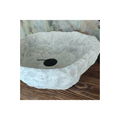 Gümüş Traverten Şekilsiz Doğal Patlatma Gümüş Traverten Şekilsiz Doğal Patlatma