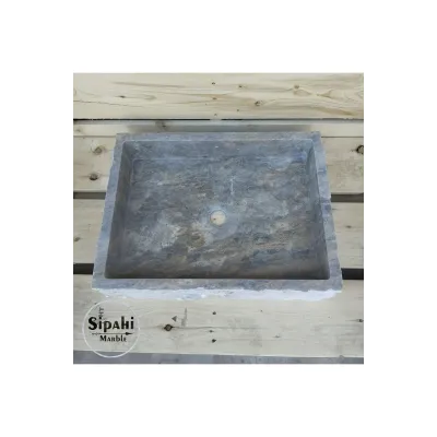 Siver Travertine Deep Rectangular Sink Siver Travertine Deep Rectangular Sink