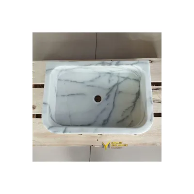 Siver Travertine Deep Rectangular Sink Siver Travertine Deep Rectangular Sink