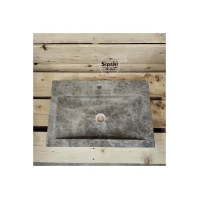 Siver Travertine Deep Rectangular Sink Siver Travertine Deep Rectangular Sink