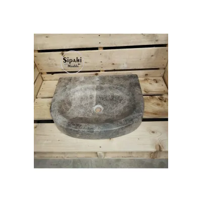 Siver Travertine Deep Rectangular Sink Siver Travertine Deep Rectangular Sink