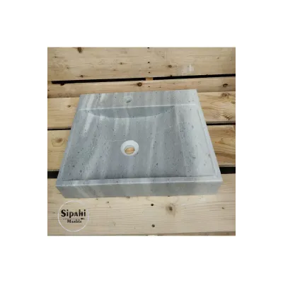 Siver Travertine Deep Rectangular Sink Siver Travertine Deep Rectangular Sink