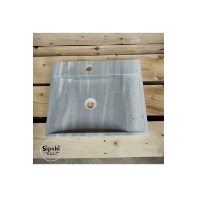 Siver Travertine Deep Rectangular Sink Siver Travertine Deep Rectangular Sink