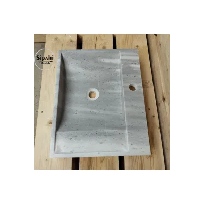 Siver Travertine Deep Rectangular Sink Siver Travertine Deep Rectangular Sink