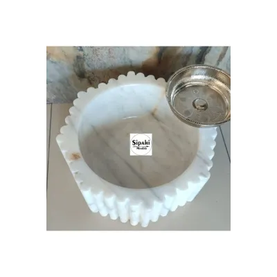 Muğla Beyaz Fitilli Yuvarlak Kurna Muğla Beyaz Fitilli Yuvarlak Kurna