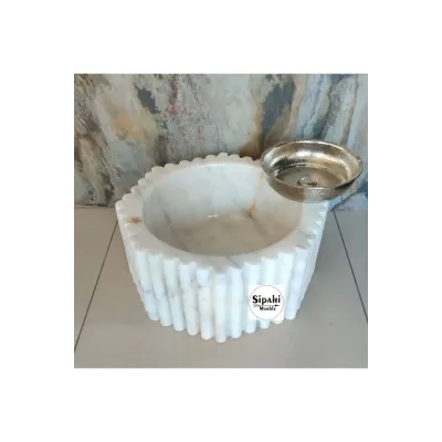 Muğla Beyaz Fitilli Yuvarlak Kurna Muğla Beyaz Fitilli Yuvarlak Kurna