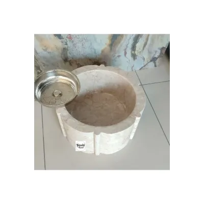Rozalya Bej Mermer Papatya Model Kurna Rozalya Bej Mermer Papatya Model Kurna