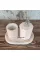 Beige Marble Rose Gold Convex Deer Detail 7 Pcs Bathroom Set Beige Marble Rose Gold Convex Deer Detail 7 Pcs Bathroom Set