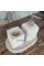 Beige Marble Rose Gold Convex Deer Detail 7 Pcs Bathroom Set Beige Marble Rose Gold Convex Deer Detail 7 Pcs Bathroom Set