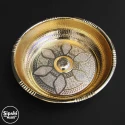 Gold Plated Ottoman Bath Bowl - Brass
