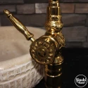 Gold Embroidered Basin Mixer