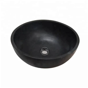 Basalt Black Mini Bowl Washbasin