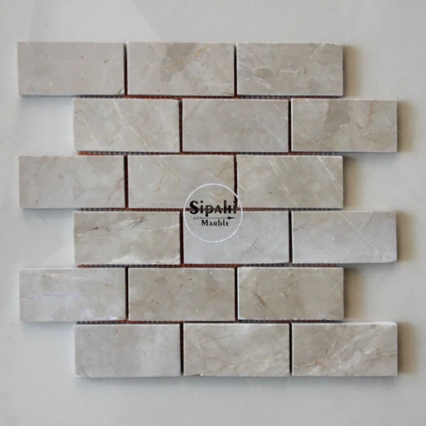 Cappuccino Beige Marble 5x10 Mosaic- Outlet