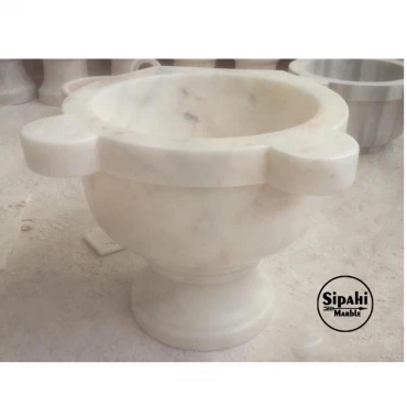 Afyon Marble With High Footed Standard Hammam Sink