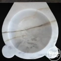 Mugla White Marble Standard Hammam Sink
