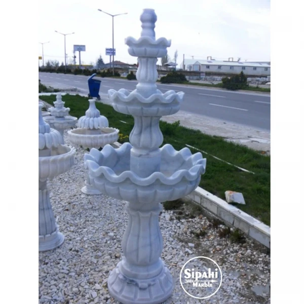 Cloudy Marble With Three Bowls Special Embroidered Pool Sprinkler
