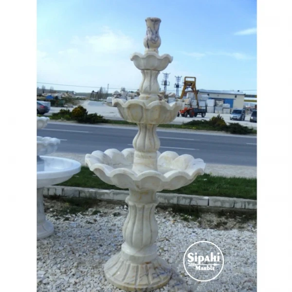 Afyon Marble Cavity Embroidered Pool Sprinkler