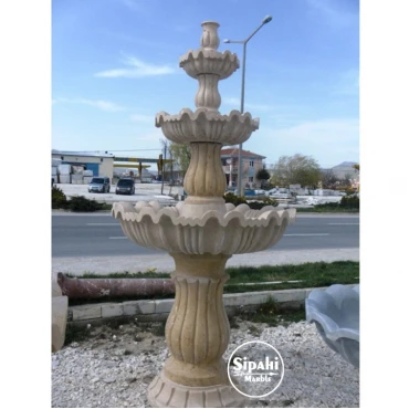 Travertine Special Embroidered Pool Fountain