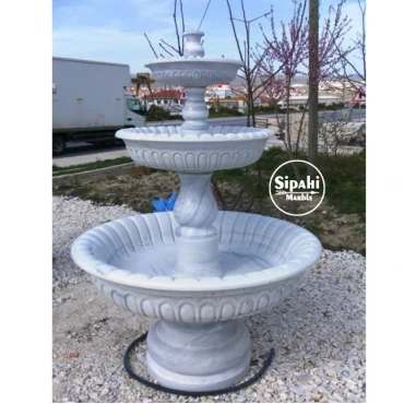 Marmara Marble Special Design Saloon Fountain - With Large Bowl