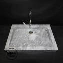 Gray Marble Sloped Sink