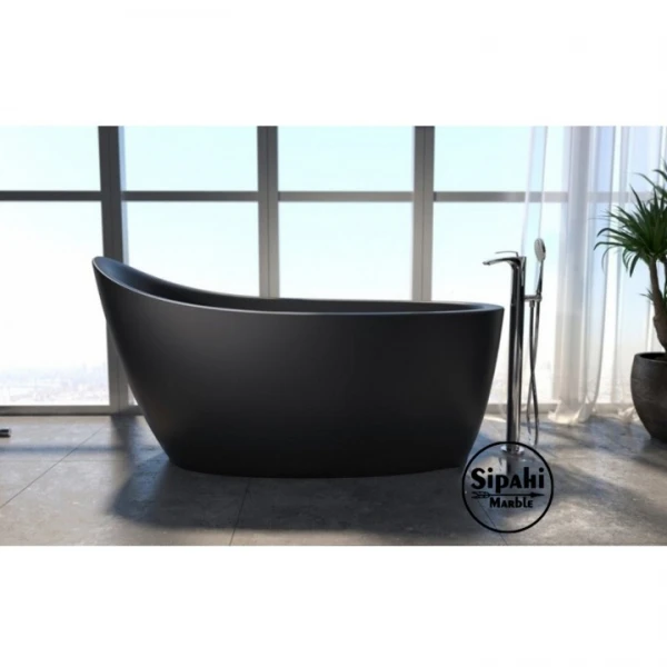 Basalt Black Design Mini Bathtub