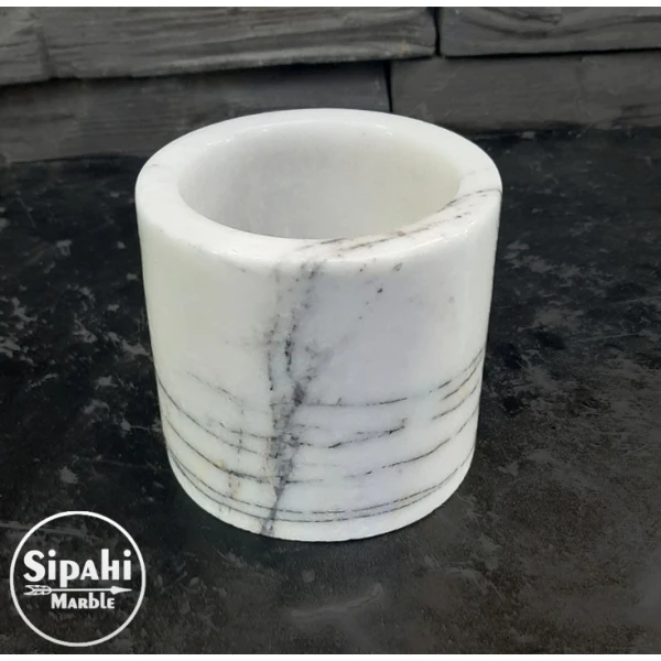 Lilac Marble Toothbrush Holder