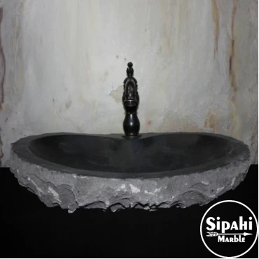 Basalt Faucet Outlet Athracite Exploded Washbasin